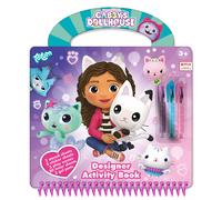 Totum Painting & Craft Set Gabby's Designer Book - Pens, Stickers, Stencils, Carry Handle - Age 3+