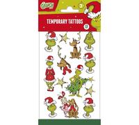 Totum 240056 Grinch Temporary Tattoos, Green