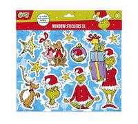 Totum Grinch Window Stickers | Size: 1 Pack Totum Multicolor 1 Pack