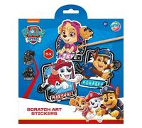 Totum Paw Patrol Scratch Art Stickers in Blue | Size: 1 Pack Totum Blue 1 Pack