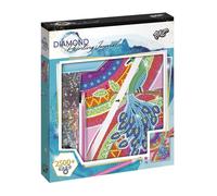 Totum Peacock Diamond Paint Notebook | Size: 1 Pack Totum Multicolor 1 Pack