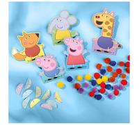 Peppa Pig 2 in 1 Jewelery/Pom Pom Totum Multi One Size