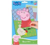 Totum Peppa Pig Bead Art Set, Creative Craft Kit, Ages 5+