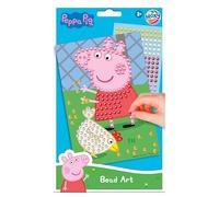 Totum Peppa Pig Bead Art Set, Creative Craft Kit, Ages 5+