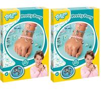 Totum Pretty Pony Bracelet Making Kit, Assorted Colours Lime Green (Pack of 2)