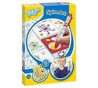Totum Spirograph Drawing Kit with Pen and Stickers, Ages 5+, 28cm x 5cm x 5cm, Multicoloured, Retro, Non-Foldable