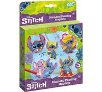 Totum Stitch Diamond Craft and Magnetic Fun: Cute Stitch Designs with Over 800 Colourful Diamond Gems/Keyrings, Disney Arts and Crafts for Boys and Girls 5+