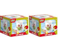 Totum The Grinch Paint Your Own Mug, Green (Pack of 2)