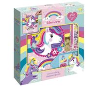 Totum Unicorn Secret Diary Diamond Painting | Size: 1 Pack Totum Multicolor 1 Pack