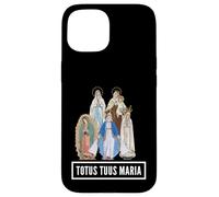 Totus Tuus Maria Totally Yours Catholic JPII Mother Mary Case for iPhone 15