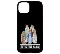 Totus Tuus Maria Totally Yours Catholic JPII Mother Mary Case for iPhone 15 Plus