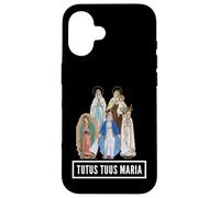 Totus Tuus Maria Totally Yours Catholic JPII Mother Mary Case for iPhone 16