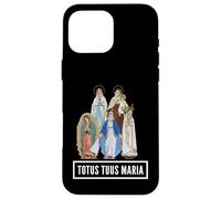 Totus Tuus Maria Totally Yours Catholic JPII Mother Mary Case for iPhone 16 Pro Max