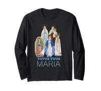 Totus Tuus Maria Totally Yours Catholic JPII Mother Mary Long Sleeve T-Shirt