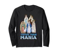 Totus Tuus Maria Totally Yours Catholic JPII Mother Mary Long Sleeve T-Shirt
