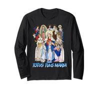 Totus Tuus Maria Totally Yours Catholic JPII Mother Mary Long Sleeve T-Shirt
