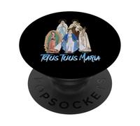Totus Tuus Maria Totally Yours Catholic JPII Mother Mary PopSockets Adhesive PopGrip