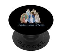 Totus Tuus Maria Totally Yours Catholic JPII Mother Mary PopSockets Adhesive PopGrip