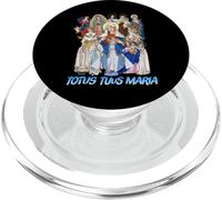 Totus Tuus Maria Totally Yours Catholic JPII Mother Mary PopSockets PopGrip for MagSafe
