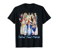 Totus Tuus Maria Totally Yours Catholic JPII Mother Mary T-Shirt