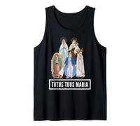 Totus Tuus Maria Totally Yours Catholic JPII Mother Mary Tank Top