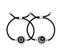 TOTWOO Partner Bracelet for Couples - Bluetooth Bracelet with Love Alarm: Vibrates & Glows When Touched - Gift for Long Distance Relationship