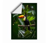 Toucan Among Foliage Tropical Unframed Wall Art Print A2 (59.4×42cm), Wall Decor for Living Room, Bedroom, Office & Home, Art Gift
