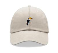 Toucan Bird Baseball Cap Vintage Washed Unisex Dad Hat Adjustable Stone