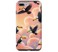 Toucan Bird Watcher Gift Pink Clouds Dreamy Sky Case for iPhone 7 Plus/8 Plus