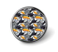 Toucan Cute Print Enamel Pins for Backpack - Cute Jacket Coat Hat Bags Badge Pins, Funny Unique Novelty Button Pin Women Men Fashion Jewelry Accessories