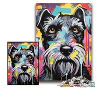 Toucan Graffiti Painting 1000 Pieces Puzzle Gifts Challenging Puzzles Brain-Challenging DIY Decorative Game, Family Interactive Toy Size 26x38cm