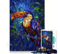Toucan in Rainforest 1000 Piece Jigsaw Puzzle for Teenagers Smart Toy Bonding Time Accurate Cut Art Collection Piece 38x26cm