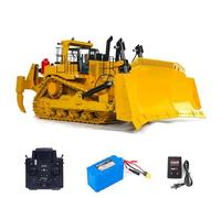 TOUCAN RC HOBBY 1/10 RC Hydraulic D11T Bulldozer Heavy Duty Metal Radio Control Giant Dozers for Adult