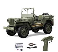 TOUCAN RC HOBBY 1/10 RC Off-Road Vehicle C8815 4WD Remote Control Rock Crawler Car Military Truck Model Climbing Car RTR Battery LED Lights Outdoor