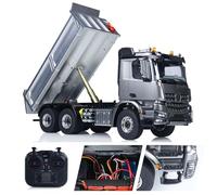 TOUCAN RC HOBBY 1/14 3348 RC Hydraulic Dump Truck 2025Type 6WD Remote Control Tipper Almost Full Metal Chassis 2Speed Dumper Car Light Sound