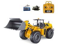 TOUCAN RC HOBBY 1:14 Radio Controlled Loader HUINA 1583 Toys 2.4G 10CH Electric Lifting System Lights Sound RC Construction Vehicles Assembled Hobby Model