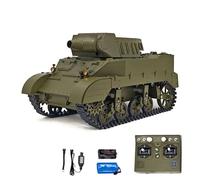 TOUCAN RC HOBBY 1/16 CoolBank RC Tank M8 HMC Scott Radio Controlled Battle Tank Simulation 360° Tower Rotatable Smoke Sound Lights RTR Combat Vehicle Outdoor