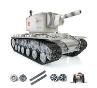 TOUCAN RC HOBBY 1/16 Henglong 7.0 Upgraded Soviet KV-2 RTR RC Tank Gigant 3949 360° Turret for Age 14+