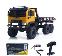 TOUCAN RC HOBBY 1/18 Remote Control Off Road Car 6X6 RC Flatbed Truck 2Speed Gearbox Flysky ESC 280 Brushed Motor 6CH Radio RTR for Adult Hobby