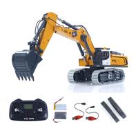 TOUCAN RC HOBBY 1:50 RC excavator K970 construction machine remote control electric hoist excavator metal light sound RTR battery Present Plastic track