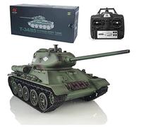 TOUCAN RC HOBBY 2.4G Henglong 1/16 Scale 7.0 Plastic Ver Soviet T34-85 RTR RC Tank Model 3909