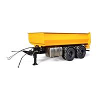 TOUCAN RC HOBBY 2 Axles 1/14 Metal Dump Trailer Manual Support Legs for 6x6 Remote Control Tractor Truck RC Lorry Hydraulic Crane 4151 AK