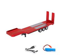 TOUCAN RC HOBBY 3 Axle Plastic Semi-Trailer Flatbed 1502 for 1/18 Remote Controlled Semi-Trailer HUINA 1501 RC Truck Car Model Upgrade Parts for Hobby
