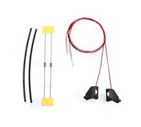 TOUCAN RC HOBBY 3V Front Wheel Eyebrow Light Plastic LED Lamp for DIY 1:14 RC Tractor Truck Model 770S 8? 56371 6? 56368 Upgrade,Compatible With Tamiya Parts