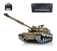 TOUCAN RC HOBBY Henglong 1/16 7.0 Customize Challenger II RC Tank 3908 360° Turret Metal Tracks