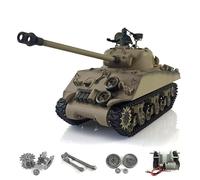 TOUCAN RC HOBBY Henglong 1/16 RC Tank 3898 Metal Tracks 7.0 Upgraded M4A3 Sherman RTR