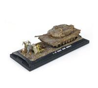 TOUCAN RC HOBBY Henglong 1/72 Sclae US Abrams M1A2 Tank 3918 Static Model Without Sounds Smoke for 14 yr