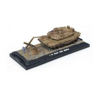 TOUCAN RC HOBBY Henglong 1/72 Weathered Effect Abrams M1A2 Tank 3918 Static Model Without Radio for 14 yr