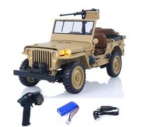 TOUCAN RC HOBBY HG 1/14 2.4GHZ Open-top Remote Control Military Car HG4 58 RC Off Road Vehicle 4WD Combat Model Toys 2Speed Smoke Battery Radio