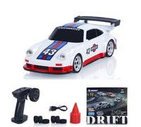 TOUCAN RC HOBBY High Speed 2.4G Mini RC Drift Car 1/43 Racing Vehicles Gyroscope 4WD Ready to Go Mini Car Toy Radio Battery Lights Model UK in Stock